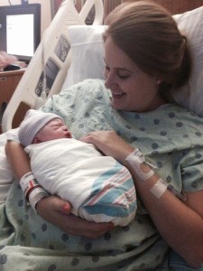 What a beautiful momma she is.