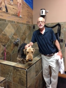 Duncan and Dick at the Spa