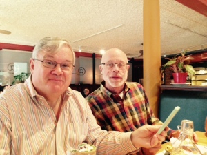 Dick & Doug at Aunt Pat's birthday 2014
