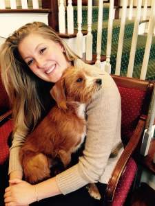 Catherine and RD "Rescue Dog"