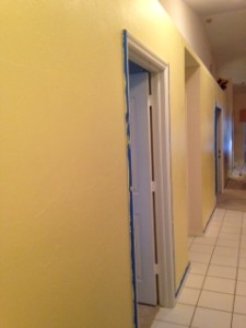 Down the hall toward the lanai.