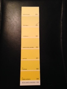 Which "Yellow" to choose.