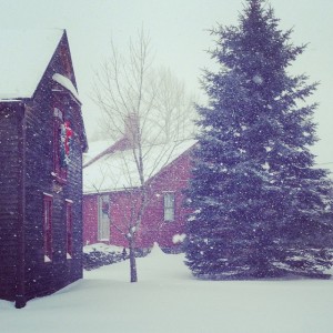 Luann's Home in Litchfield in winter!