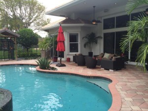 Pool Area in Weston