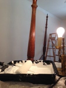 Painting the bedroom