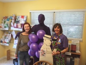 Grapeman with Jackie & me