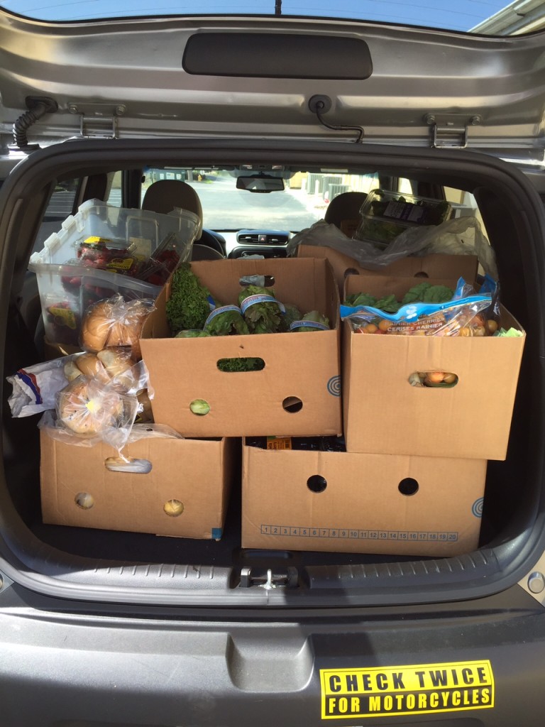 Ty doing our Outreach to St. Matt's